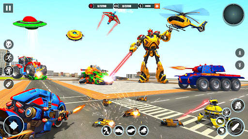 Jeux de Robot Tigre Volant screenshot 4