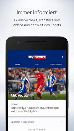 Sky Sport – Fußball Bundesliga News & mehr screenshot 1