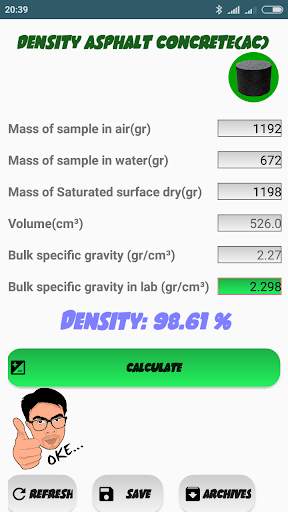 Density Asphalt Concrete 3 تصوير الشاشة