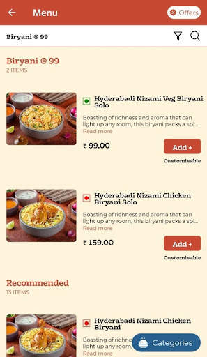 Ekdum Biryani: Order Biryani,  screenshot 5
