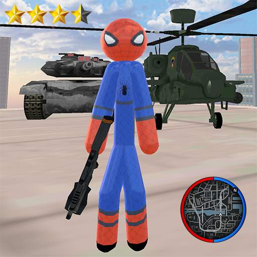 Stickman Spider Rope Hero Gangstar Crime 1.0