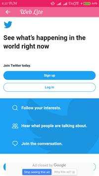 Web Lite screenshot 2
