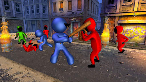 Street Stickman Boxing Kung Fu screenshot 7