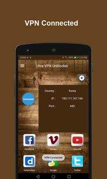 Ultra VPN Unblocker screenshot 3