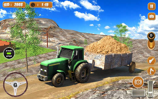 Tractor Farm & Excavator Sim screenshot 4