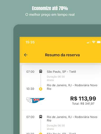 CheckMyBus: Busca e compara passagens de ônibus screenshot 11