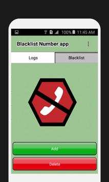 Blacklist Number App screenshot 2