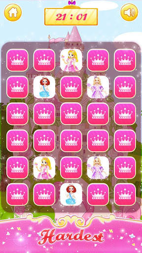 Princess memory game for girls screenshot 4