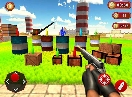 Real Bottle Shoot 3D- Expert Gun Shooting Game screenshot 4