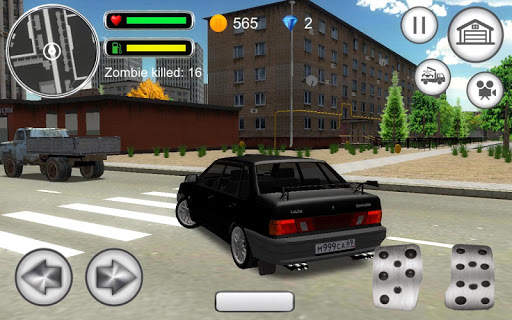 Driver 3D: Lada Samara 2115 simulator screenshot 6