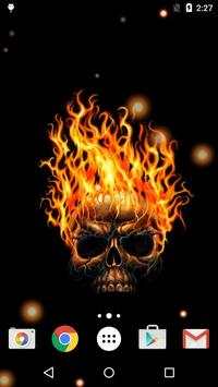 Skulls Live Wallpaper HD screenshot 2
