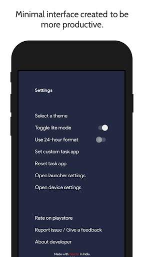 Litely - Light Phone Launcher screenshot 4