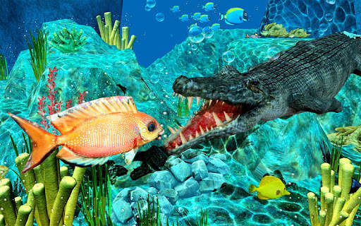 Hungry Crocodile Attack 3D: Cr screenshot 2