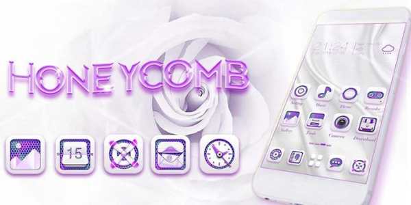 Honeycomb Go Launcher Theme screenshot 5