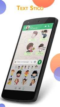 Stickers For WhatsApp - Text Stico, WASticker apps screenshot 1