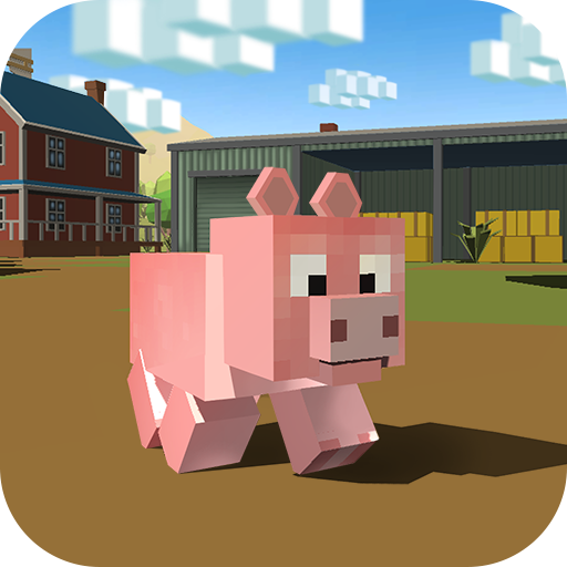 Blocky Pig Simulator 3D icon