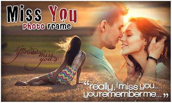 Miss You Photo Frame screenshot 2