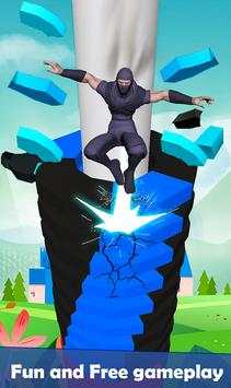 Stack Ninja Blast-Crush Jumping Fun Free 3D screenshot 2