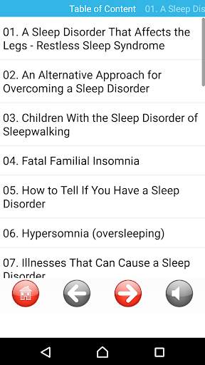 Sleep Disorders And Problems screenshot 2