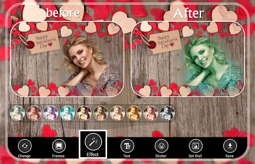 Valentine Photo Frames - romantic love dp maker screenshot 3