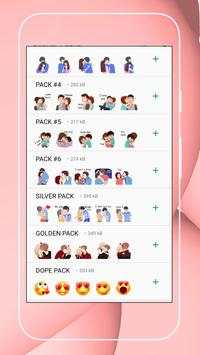 WAStickerApps: Pegatinas de Amor y Beso screenshot 4