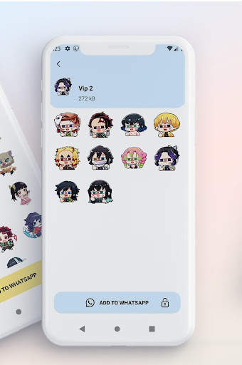 Anime Sticker app for Kimetsu  screenshot 5