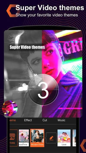 Beauty Music Video, slide show- Power Video Editor screenshot 3
