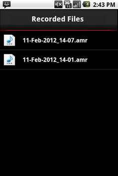Voice Recorder 3 تصوير الشاشة