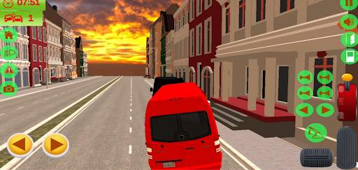 Van Bus Driving Transport Game screenshot 2