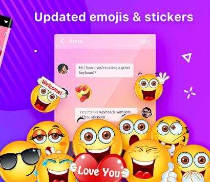Emoji Keyboard-Cool Keyboard, Emoticon , GIFs screenshot 4