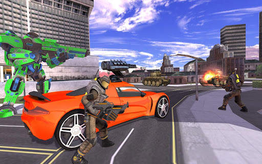 Steel Robot Fighting: Fast Transformer Robot Game screenshot 6