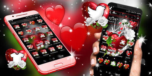 Love Heart Launcher Theme screenshot 2