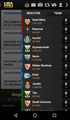 LigaPro Manager screenshot 4