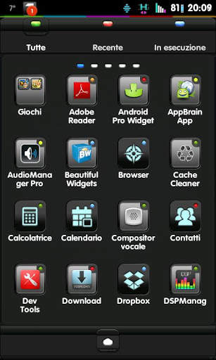 Go Launcher Theme Noctua screenshot 2