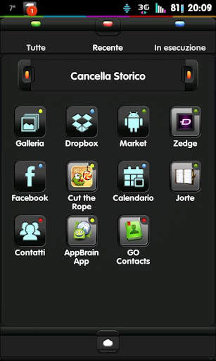 Go Launcher Theme Noctua screenshot 4