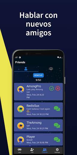 AmongFriends - Chat para jugadores de Among Us screenshot 5