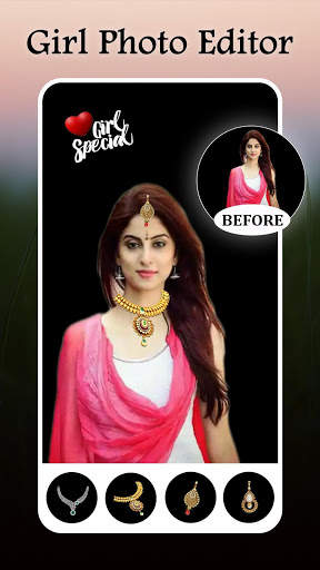 Girl Photo Editor - Jewellery Photo Editor 4 تصوير الشاشة