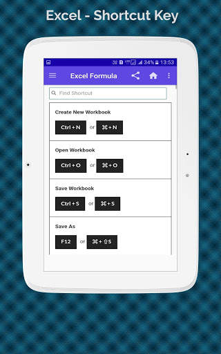 Formula Function & Shortcut app for MS Excel screenshot 17