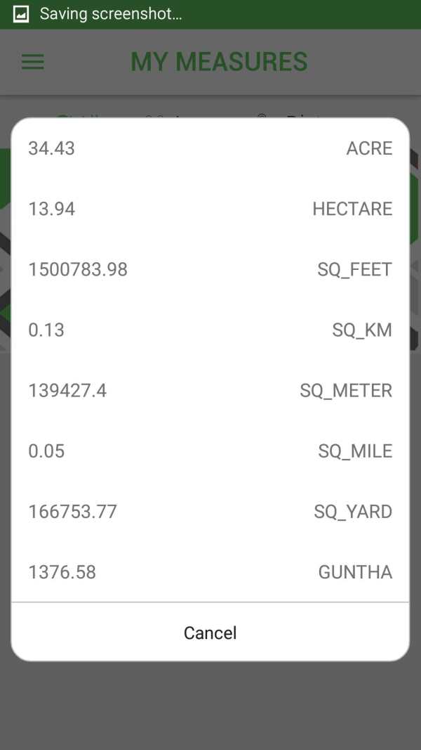 Gps Area Calculator Lite screenshot 6
