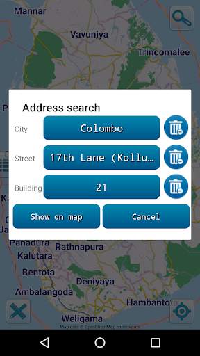 Map of Sri Lanka offline screenshot 3