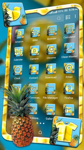 Pineapple Launcher Theme screenshot 2