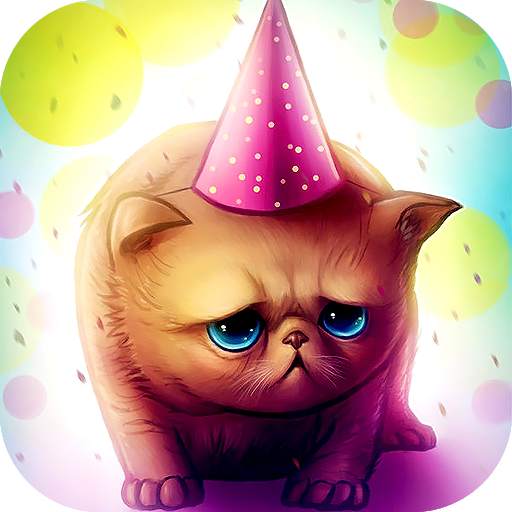 Birthday Cat : Cute Live wallpaper for Kids play 1.4.6