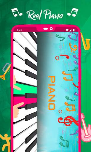 Real Piano keyboard Perfect piano musical keyboard screenshot 1