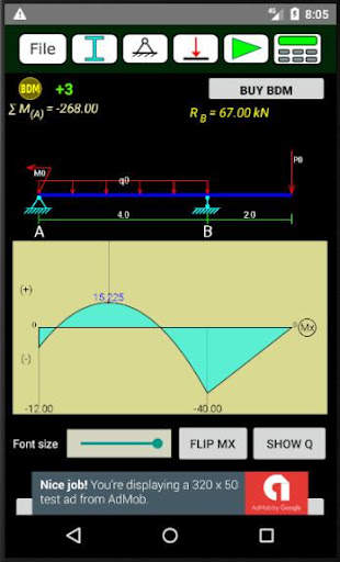 Bending Moment Diagram скриншот 2
