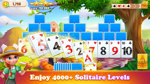 Solitaire : TriPeaks Farm screenshot 2