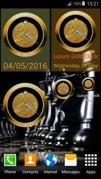 Luxury Clock Gold 8 تصوير الشاشة