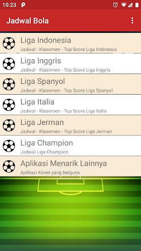 Jadwal Bola screenshot 1