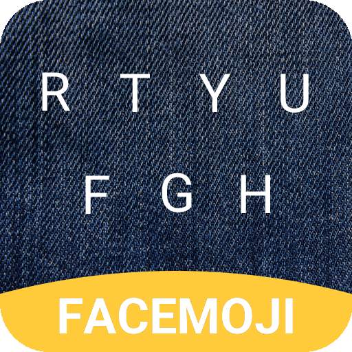 Jean Texture Emoji Keyboard Theme for Instagram v1.0