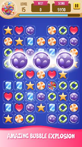 Bubble Candy: Match 3 Game (Addictive Puzzles) screenshot 5