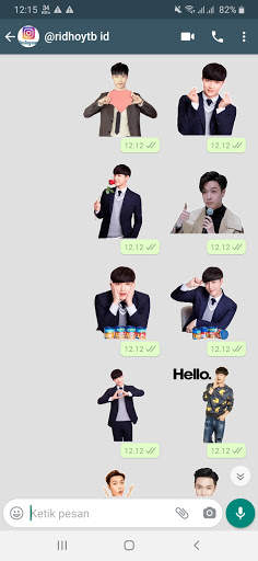 Sticker Wa Lay Zhang EXO For WAStickerApps screenshot 1